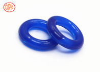 Голубой половинный прозрачный размер сопротивления жары колцеобразного уплотнения силикона подгонянный