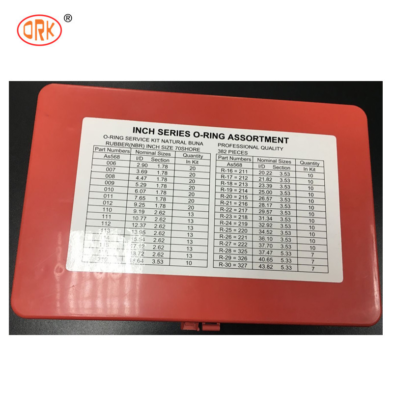 NBR O Ring Box 419PCS 30size 90 Durometer O Ring Kit Rubber O Rings Assorted Set (НБР О кольцевая коробка 419PCS 30size 90 Durometer) О кольцевой комплект резины О кольца ассортированный комплект